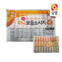 판매자 햇살누리 상품 사조오양 칼집 미니 모듬 소시지 900g, 1팩