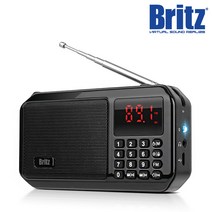브리츠 BZ-LV980 블랙 MP3 효도라디오 등산용 블루투스 스피커
