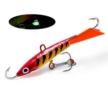Goture 겨울 얼음 낚시 루어 밸런서 1PC 7.0cm 15.7g 태클 리드 지그 인공 미끼 Wobbler, 03 1pcs 70mm 15.7g
