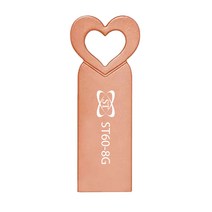 에스티원테크 ST60 USB 메모리 사랑스러운 메탈재질, 8GB, 로즈핑크