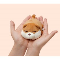 모찌타운 미니 손난로 핫팩 인형 까망 캐릭터, 입체형(바디형)시바
