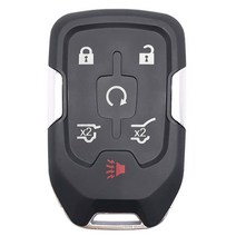 Horande 부드러운 TPU 키 프로텍터 커버 케이스 2014 2015 2016 2017 쉐보레 타호 서버번 GMC 유콘 XL 스마트 키리스 엔트리 포브 (레드), TY016