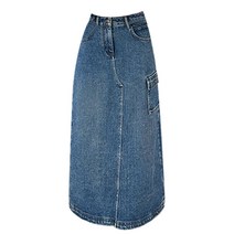 23ss 카고스커트 카고롱스커트 클리어런스 스파이크브랜드 여성 데님 에이전트 더블 포켓