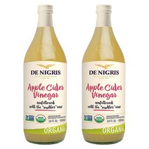 데니그리스 사과 식초 글루텐 프리 무지방 무설탕, 2개, 1000ml