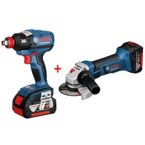 [ILU∂] 보쉬 18V파워콤보세트2 GDX18V-EC GWS18V-LI 18V 임팩렌치 다용도전동공구 작업용 충전그라인더 임팩드라이버 산업용 공업용_№5073EA, 옵션무[#@$]