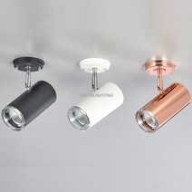 직부 스마트원통 COB조명 30W 회전 각도조절 원형 스포트라이트 LED일체형 RF칩 파30 주광 전구 주백색 4000K 매장 무대 인테리어조명 엔터라이팅, 동브론즈, 전구(노란색)