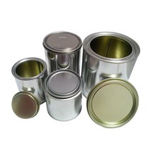 페인트통 공캔 빈깡통 사이깡 사각깡통 화분 원형 부자재 0.5L 1L 2L 4L, 원형 공캔 2L (뚜껑O)(손잡이X)