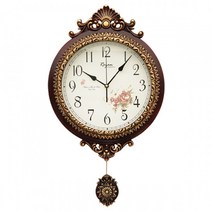 모라토 무소음 벽걸이 추시계, 골드