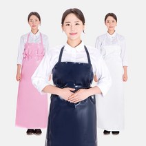 코스모스웨이 목걸이형 비고리 방수 앞치마, 특대, 적색, 1개