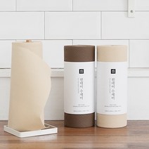 살림마켓 원데이 일회용 수세미 60p, 3개, 베이지