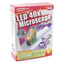 Artec 40배율 현미경 LED (ATC950631KIT) 과학교재, 1개