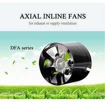시로코팬 송풍기 4inch in line 해양 빌지 요트 캐러밴용 환기 220v, 한개옵션0