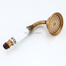 옛날전화기 빈티지 엔틱 인테리어 소품 레트로 유선 신착품 교체 골동품 핸드헬드 샤워 구리 황동 패션 유, 한개옵션0