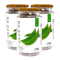 권뱅푸드 작두콩차 국산 볶은 작두콩깍지차 120g, 3통