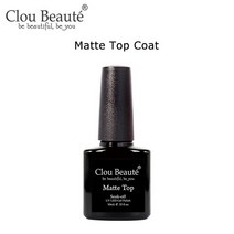 Clou Beaute-레드 시리즈 젤 폴리쉬 탑 코트 UV 네일 프라이머 베르니스 세미 퍼머넌트 uv 바니시 하이브리, 한개옵션1, 01 10ml matte top