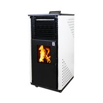 가정용 펠릿난로 펠렛난로 불멍 화목난로 실내난로 실내벽난로, 스마트 120형 윈드워머 레드