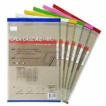 파샵 A4열린 게시판포켓 세로노랑 아크릴쇼케이스 오픈형케이스 투명케이스