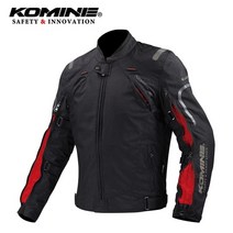 komine jk018 jk-108 고성능 낙하 저항 의류 레이싱 슈트 오토바이 재킷, 빨간색, xxl