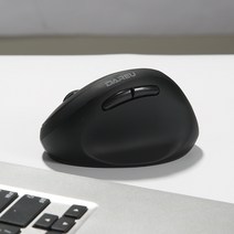 도매문의 피씨방 노트북 서든 오토 가성비 무선 마우스 서든어택 버티컬 무선 5.0, 공식 표준배치, LM158 세로 마우스-블랙