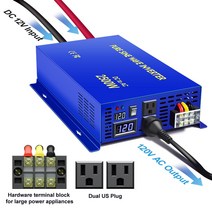 DCDC컨버터 변환기 가변정전압 와트 전력 변환기 순수 사인파 인버터 무선 원격 스위치 포함, 04 48V_05 230V_04 영국