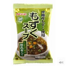일본 Marusan Mozuku soup 마루산 모즈쿠 다시마 스프 동결건조 20팩