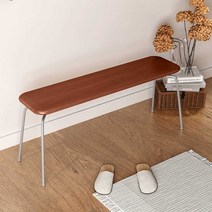 식탁의자 벤치 미드센츄리 모던 벤치 긴의자 원목, 05.브라운 120x30x43cm, 브라운120x30x43cm전기도금다리