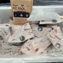 [도매/업소용] 중사이즈 메로머리 스테이크 슬라이스 구이 10kg 벌크 박스, 1개