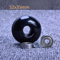 스케이트보드 휠 바퀴 야광 롱보드 크루저보드 디자인, C 52x35mm