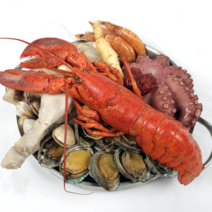 [누룽지 증정] 해신탕 밀키트 세트 5년근 원수삼 전복 삼계탕 몸보신 초복 중복 말복 복날 음식 재료 간편조리, 2kg, 1개, 4.랍스타궁중해신탕(3~4인분)