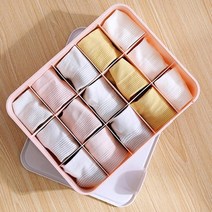 일체형 영양제 정리 정리함 속옷 수납함 양말 보관함 간식 통 소스 커피, 일체형_핑크