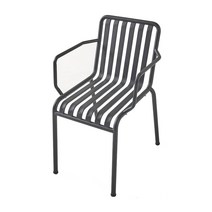 하이파 스팅 철제야외용암체어 색상4, 블랙