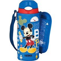 일본직구 써모스 miffy 미피 진공 보온 물통 보온병 400ml FHL-402FB Y-OR, 미키 블루 레드