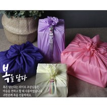 보자기 대 예단 답례품 이바지 상견례선물 첫인사 과일바구니 선물포장, 08 꽃분홍색