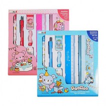 문구 선물 세트2CR 핑크 1박스 144개입 문구샵 팬시 용품 사무 학용품 초등, 혼합