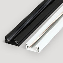 더엘이디 레일조명 부속품 블랙 화이트 (레일 전원마감 연결부), 자바라 연결(화이트)
