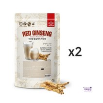 (2개)까로망 레드진 홍삼라떼 파우더 500g, 단품