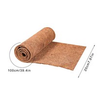 야자매트코코넛 매트 천연 100x25CM 라이너 시트 미끄럼 방지 플랜터 정원 식물 팜 롤 클래식, 01 20cm