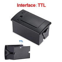 라벨프린터 네임스티커기 임베디드 POS 영수증 프린터 ATM 열 티켓 마이크로 패널 USB 아두이노 리눅스 엔지니어 인코딩 QR701 TTL RS232 58mm, 701 Black TTL