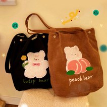 LS3)여성 대학생 귀여운 캐주얼 에코 가방 데일리 숄더 백