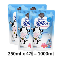 샤워메이트 말랑카우 핸드워시 리필, 1000ml, 5개