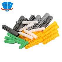 토글러앙카 200pcs m4 m5 m6 m8 m10 m12 m14 플라스틱 앵커 확장 파이프 튜브 벽 플러그 고무 플러그 확장 나사 앵커, 100개, 노란색 m8 x 40mm