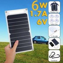 6w 5v usb 포트 태양 전지 패널 보드 휴대용 sunpower 충전 전원 은행 다결정 실리콘 태양 전지 모듈 태양 전지판