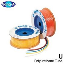 상아 6파이 100m 폴리우레탄 튜브 공압호스, 블랙