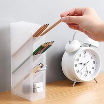 4단 스탠드 대형 연필 수납 대각선 꽂이 보관 색 아기 초등 학생 중학생 사무실 받침대, 블루