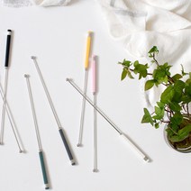 cocooning KARA Series 국산 커피 칵테일 고급 머들러 스틱, Silver블루