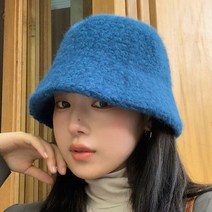 에스라이프 두꺼운 울 뽀글이 모자 겨울 버킷햇