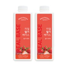 서울팩토리 리얼 딸기 베이스 1.2kg 2개세트, 단품