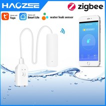 손님감지벨 동체감지기 차인벨 돔형 열선감지기 tuya zigbee smart home water sensor 누수 홍수 누수 경보는 tuya zigbee 허브와 함께, 지그비 물 1pc