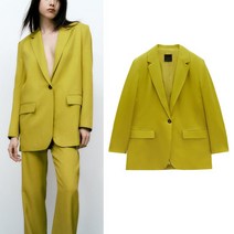 ZARA 새틴 롱 블레이저 재킷 2010885