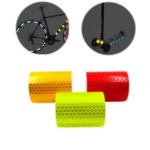 자전거 오토바이 야간라이딩 반사 1P 안전 반사테이프 스티커 야광테이프, ◐빨강색★⊙